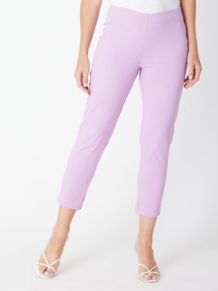 7/8 Slim Cottolen Stretch Pull on Pant COTTOLENE the new bengaline) -  Lavender 24152