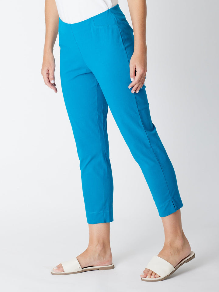 7/8 Slim Cottolen Stretch Pull on Pant COTTOLENE the new bengaline)- Pacific 24152