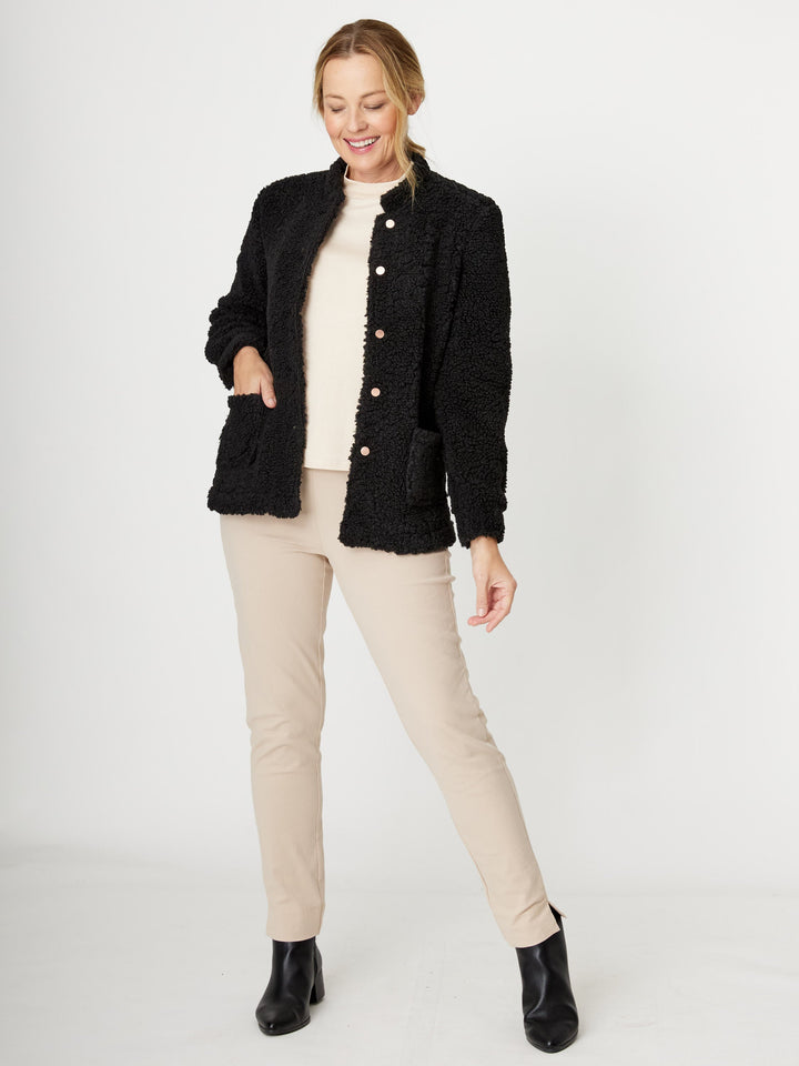 Teddy Jacket -  Black - 31946