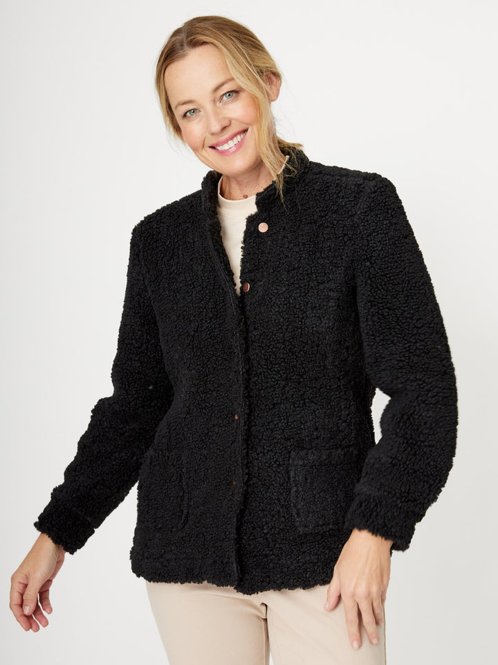 Teddy Jacket -  Black - 31946