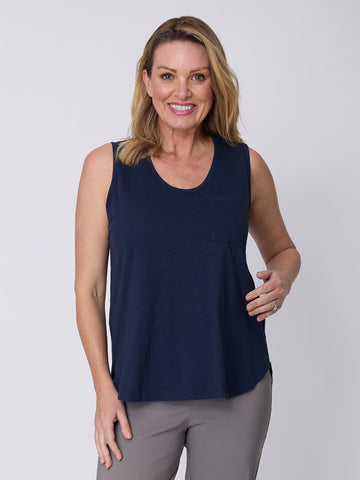 Textured Cami - Navy - 24285 - SUMMER