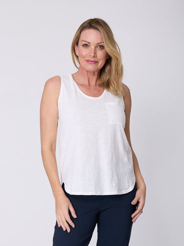 Textured Cami - White - 24285 - SUMMER