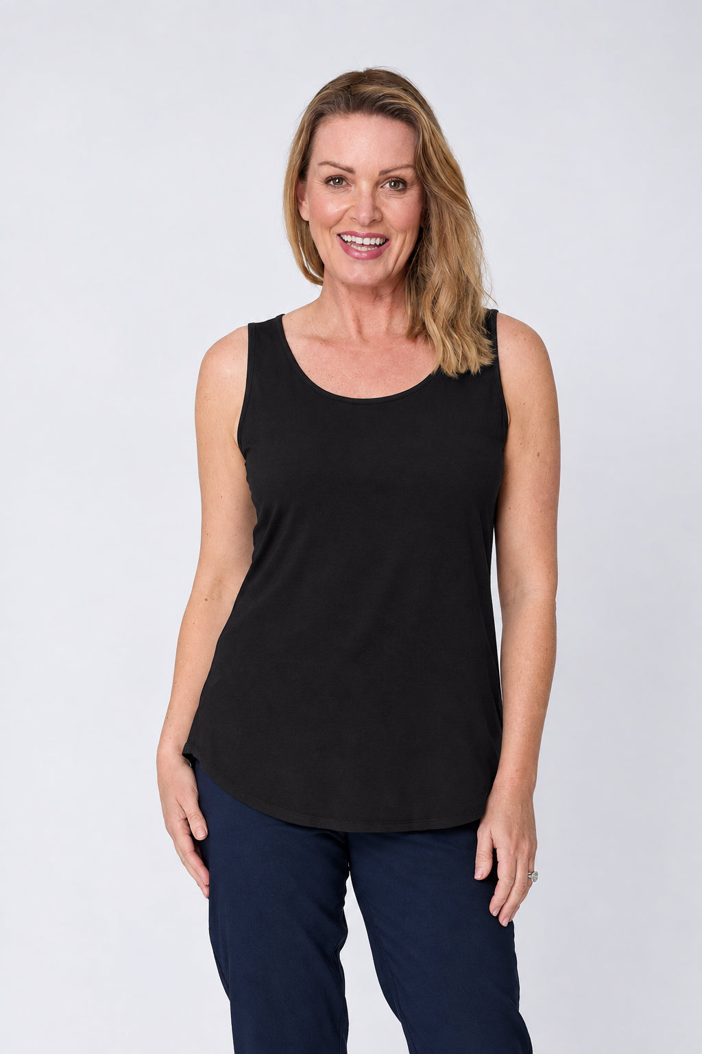 Vee Shell Top - Black - 24458