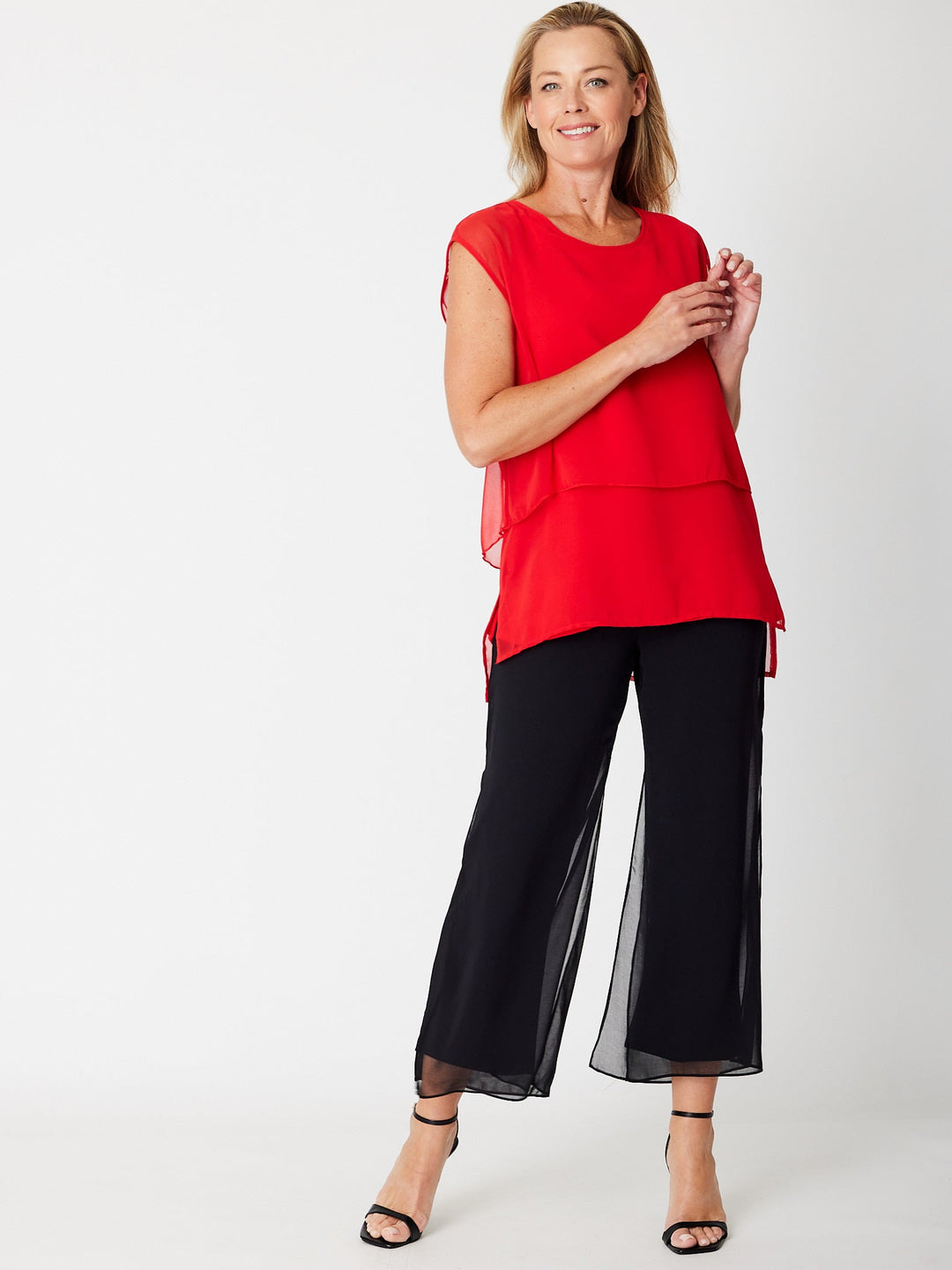 Gillana Crop Pant - Black- 18494
