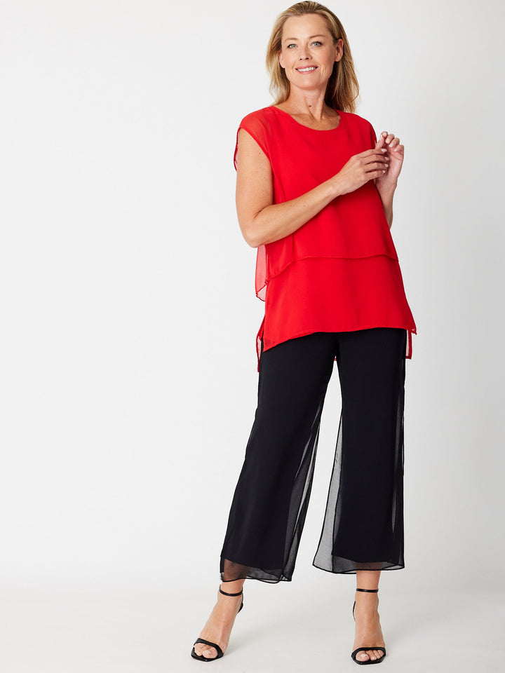 Gillana Crop Pant - Black- 18494