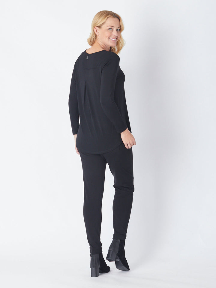 Essentials Long Sleeve Top - Black 24474- S