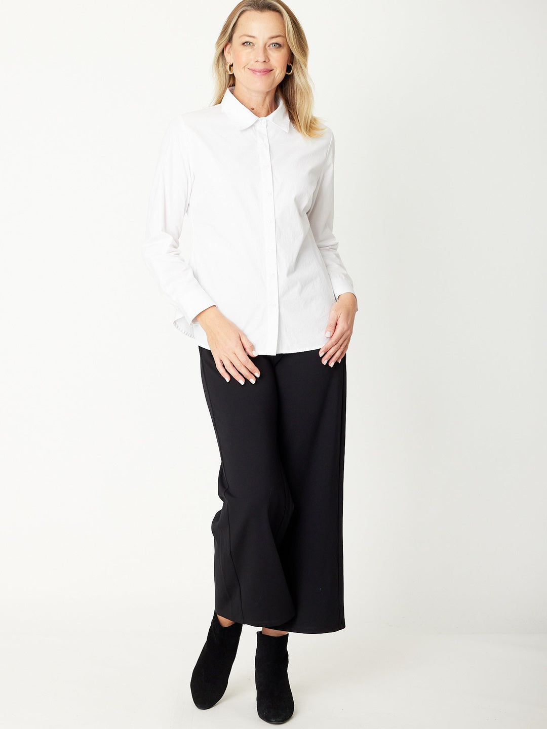 Essential Cotton Shirt - White 25152