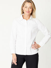Essential Cotton Shirt - White 25152