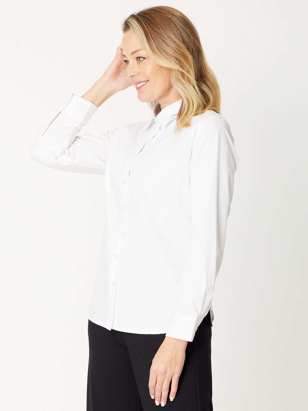 Essential Cotton Shirt - White 25152