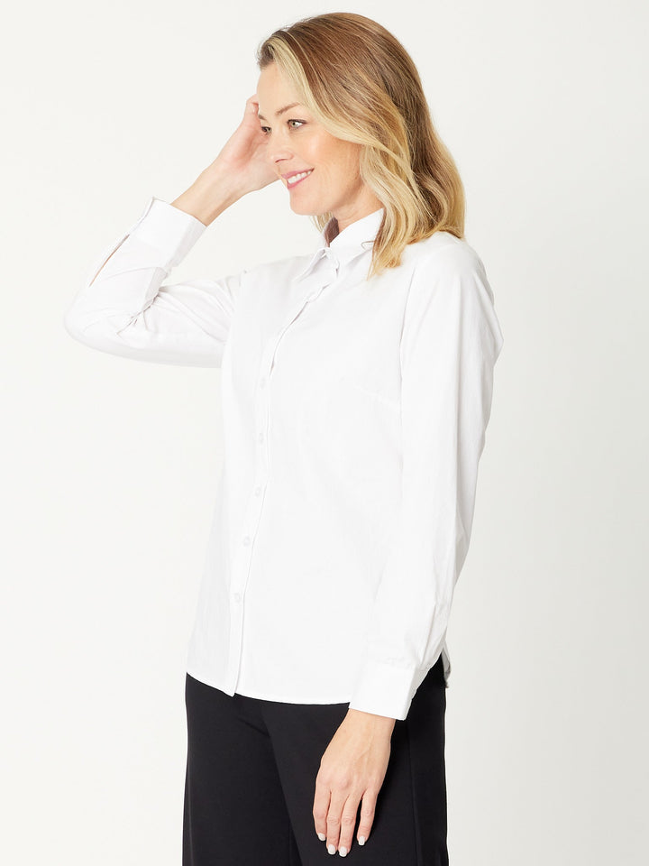 Essential Cotton Shirt - White 25152
