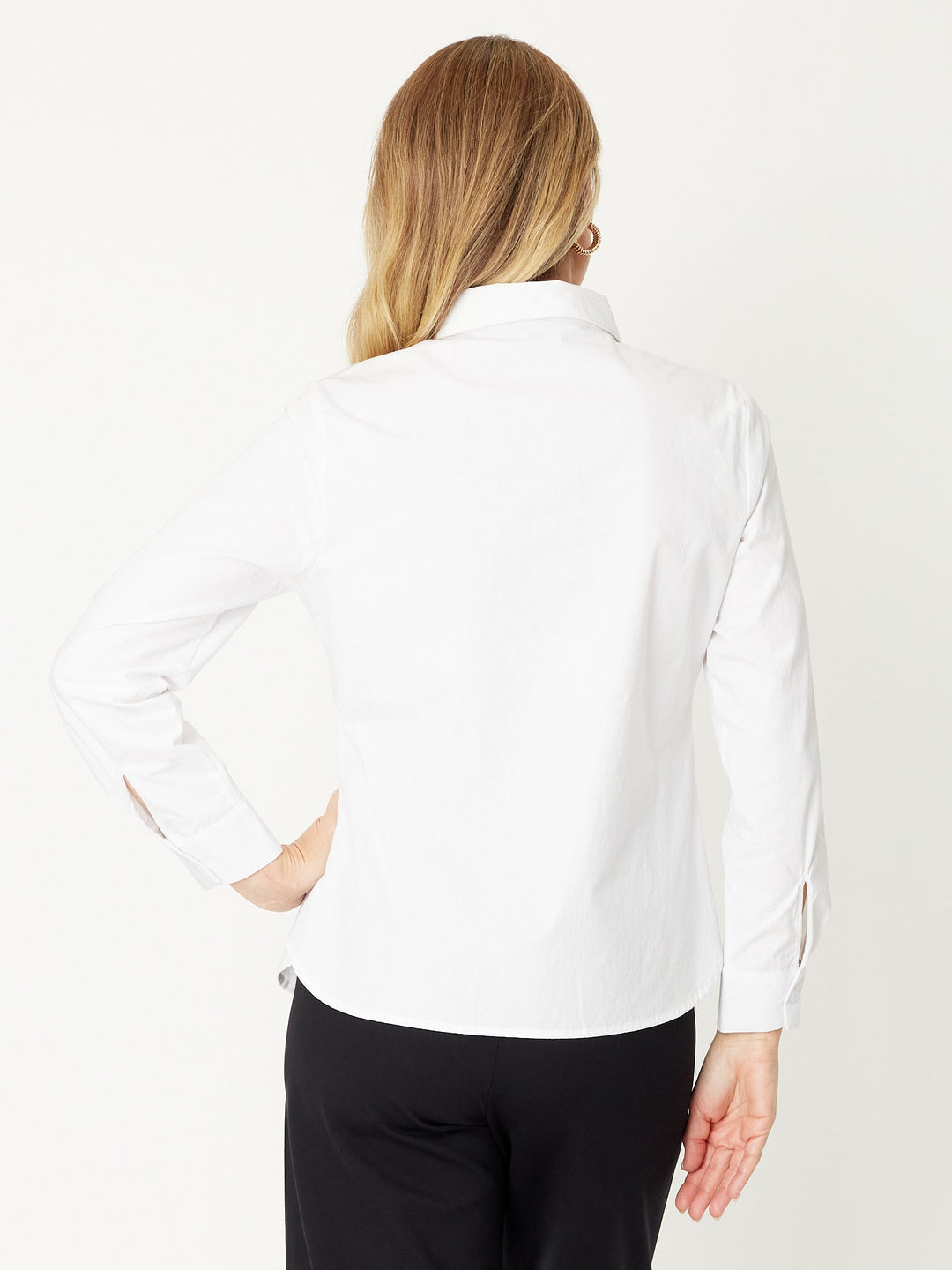Essential Cotton Shirt - White 25152