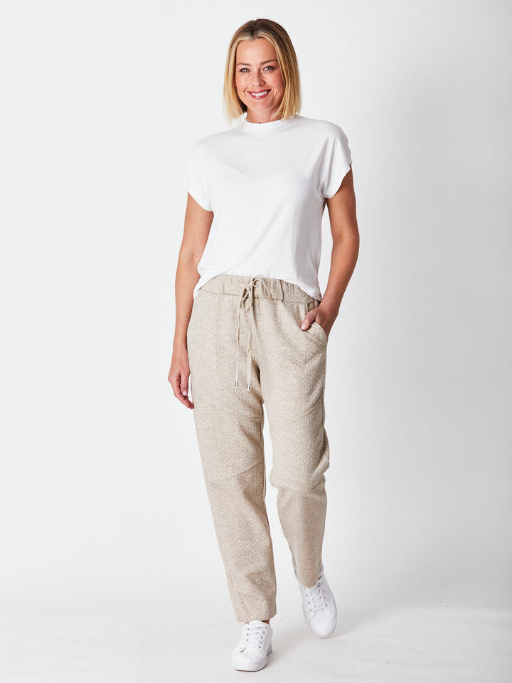 Cap Under Jacket Top- White-  25892