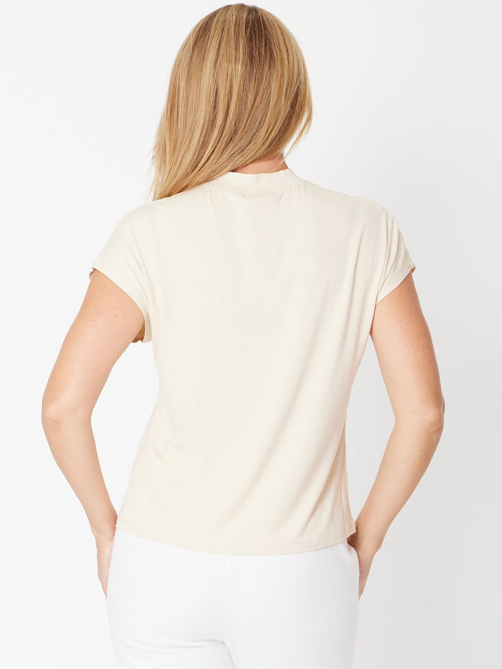 Cap Under Jacket Top --  Straw - 25892