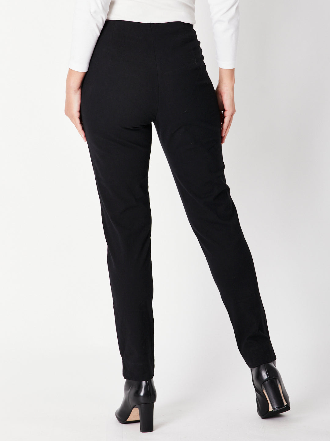 FULL LENGTH COTTON PANT(COTTOLENE - the new bengaline) - BLACK 25963- SC
