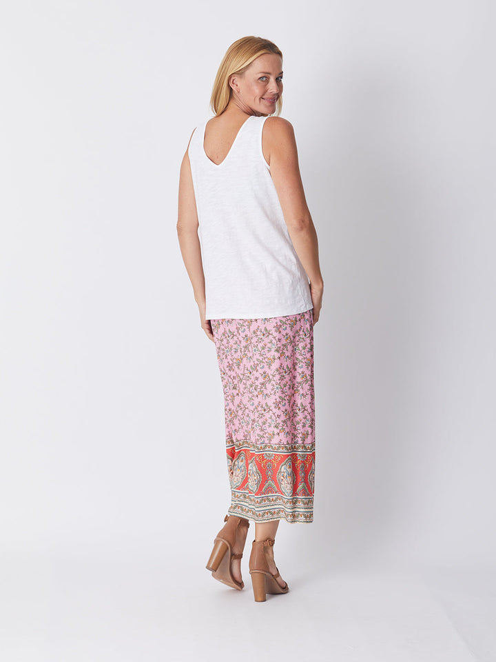 Double V Core Tank - White 26518-SW