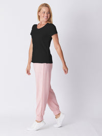BASIC TEE LUNA SKY-- Black 25789-S