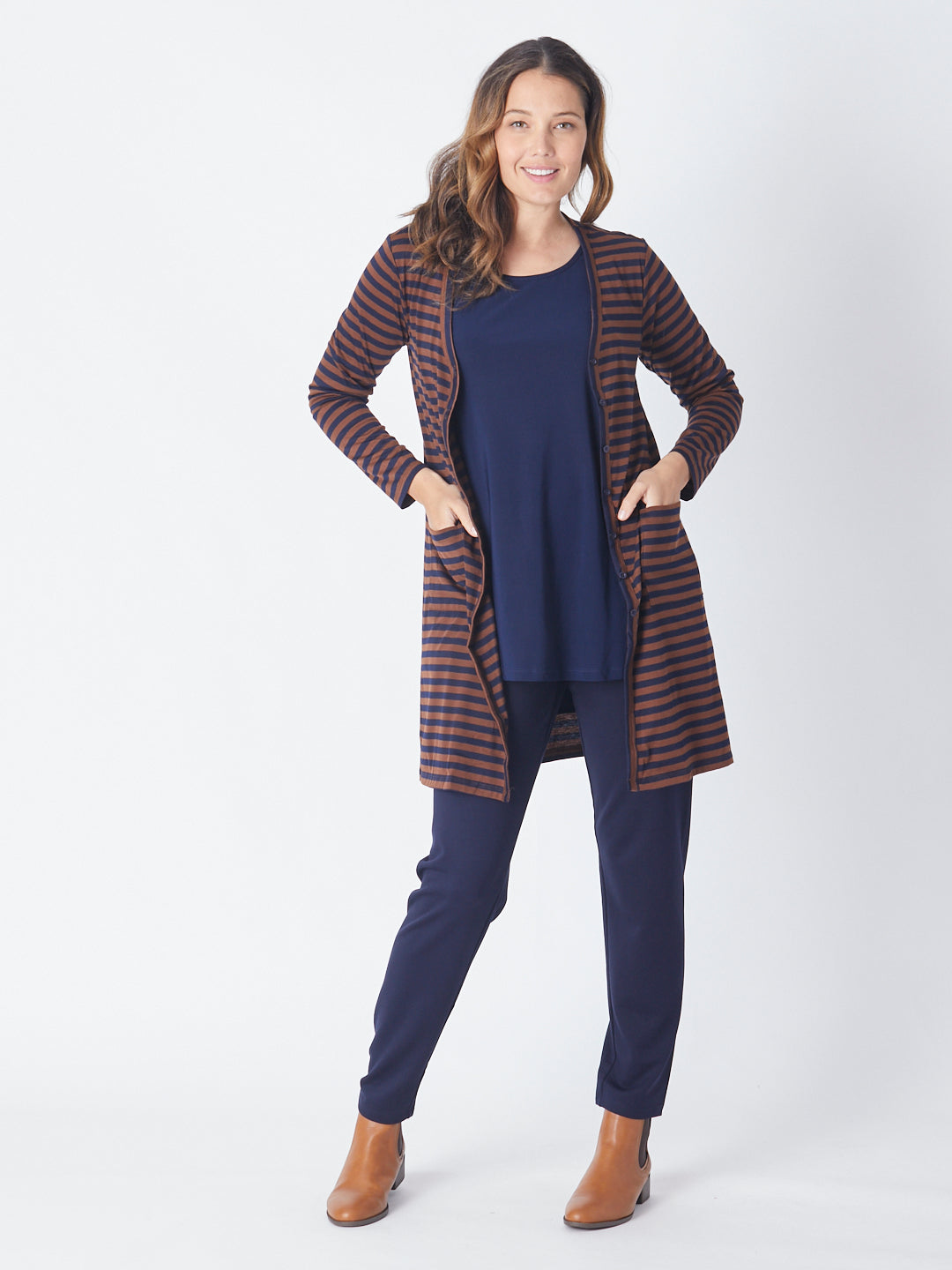 Puskin Ponti Pant - Navy 23464-S