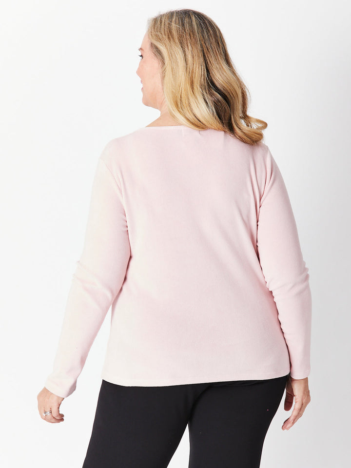 Micro Fleece Top - Pink 27024
