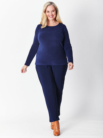 Micro Fleece Top - NAVY - 27024 - New Arrivals