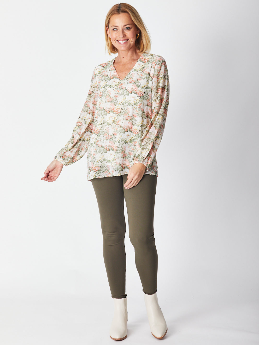 Ponti Legging - Olive - 24491