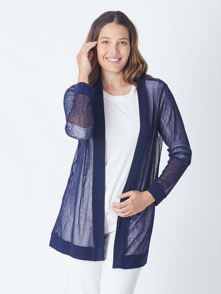 Longer Long Line Cover Up - 27288 Navy