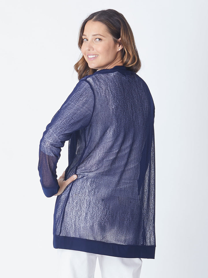 Longer Long Line Cover Up - 27288 Navy