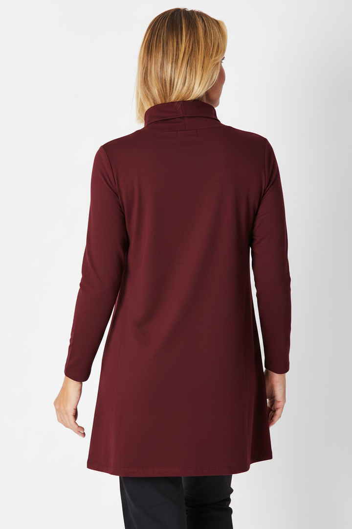 Margie Cowl Swirl Tunic- Shiraz- 27297