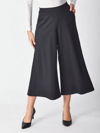 Wide Crop Pant - Black 27393-SW