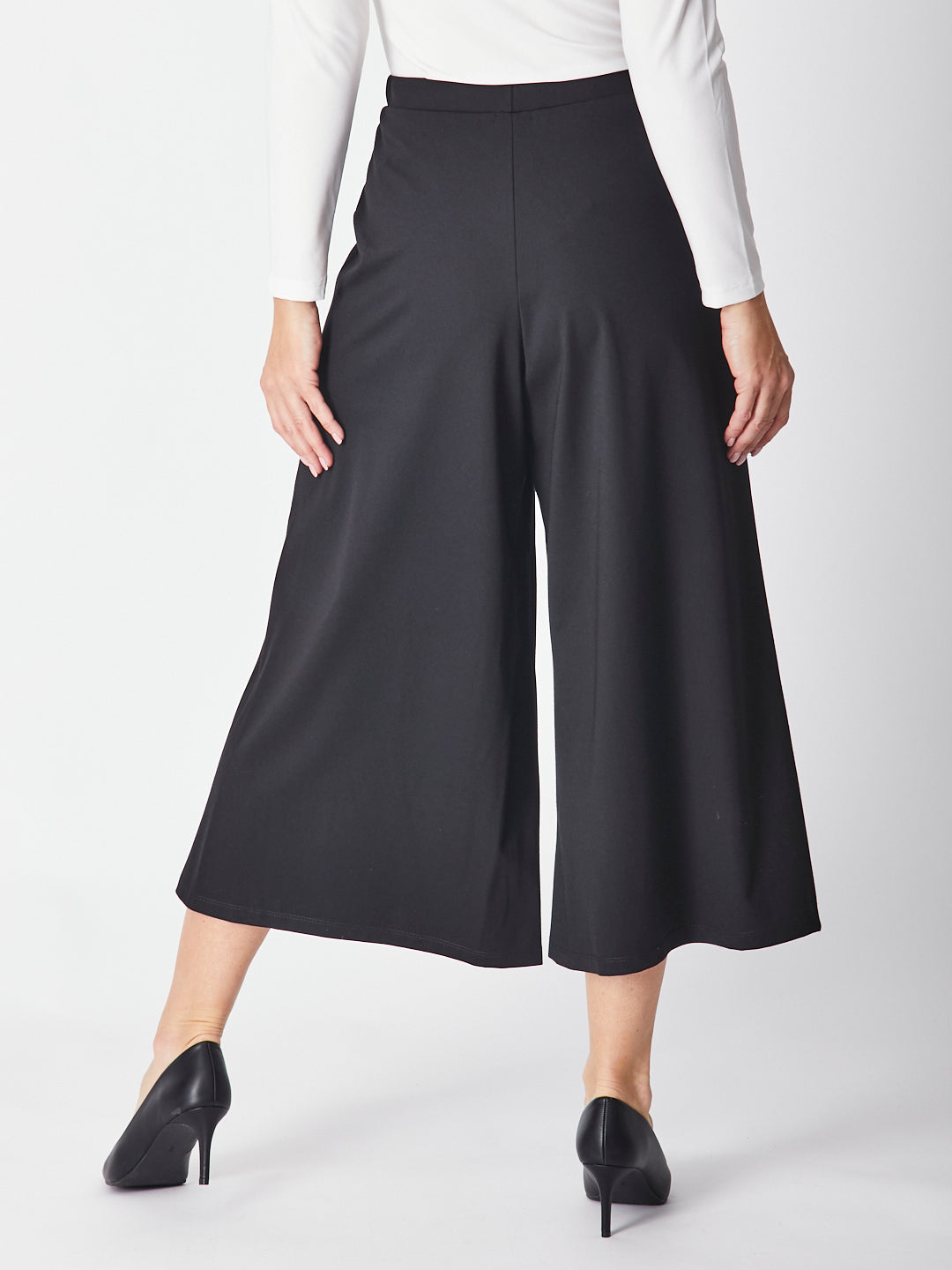 Wide Crop Pant - Black 27393-SW