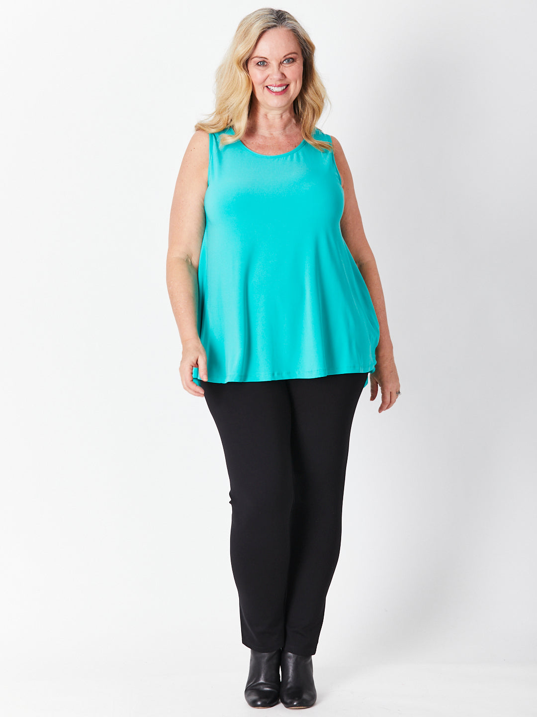 Sheryl Swing Sleeveless Top - Mint - 27561