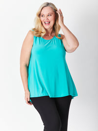 Sheryl Swing Sleeveless Top - Mint - 27561