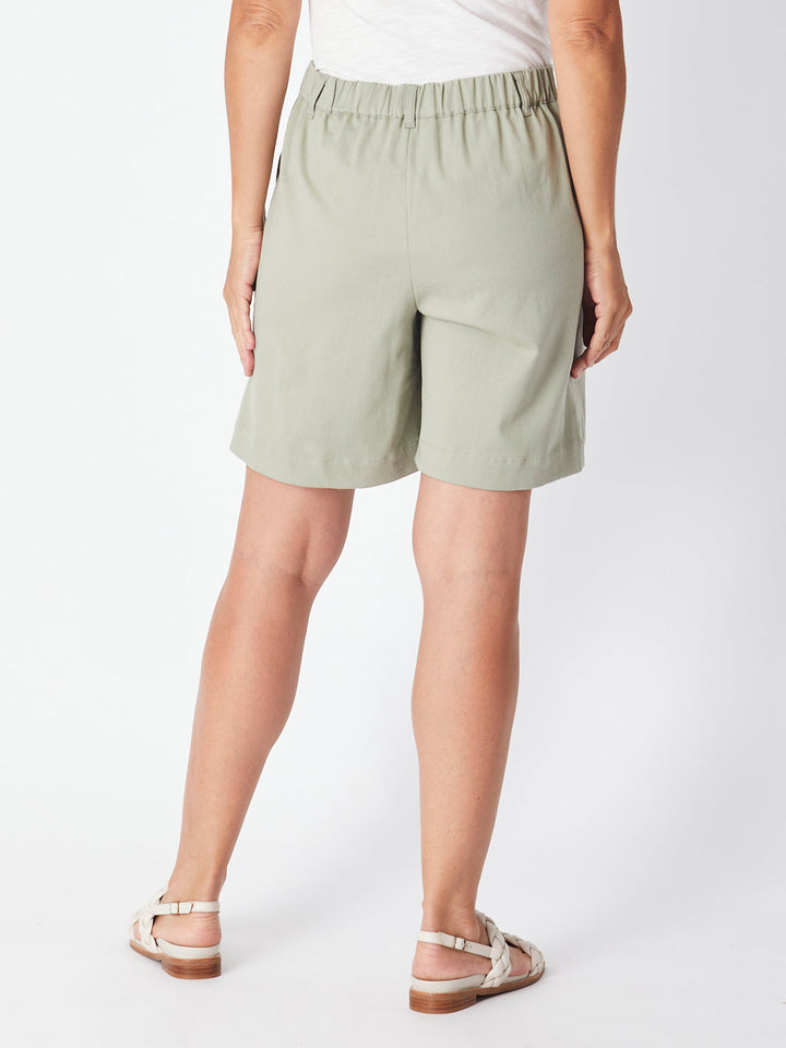 Button Up Short - Khaki -27696