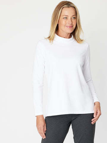 Rugby Skivvy - Winter White - 27224 - Tops