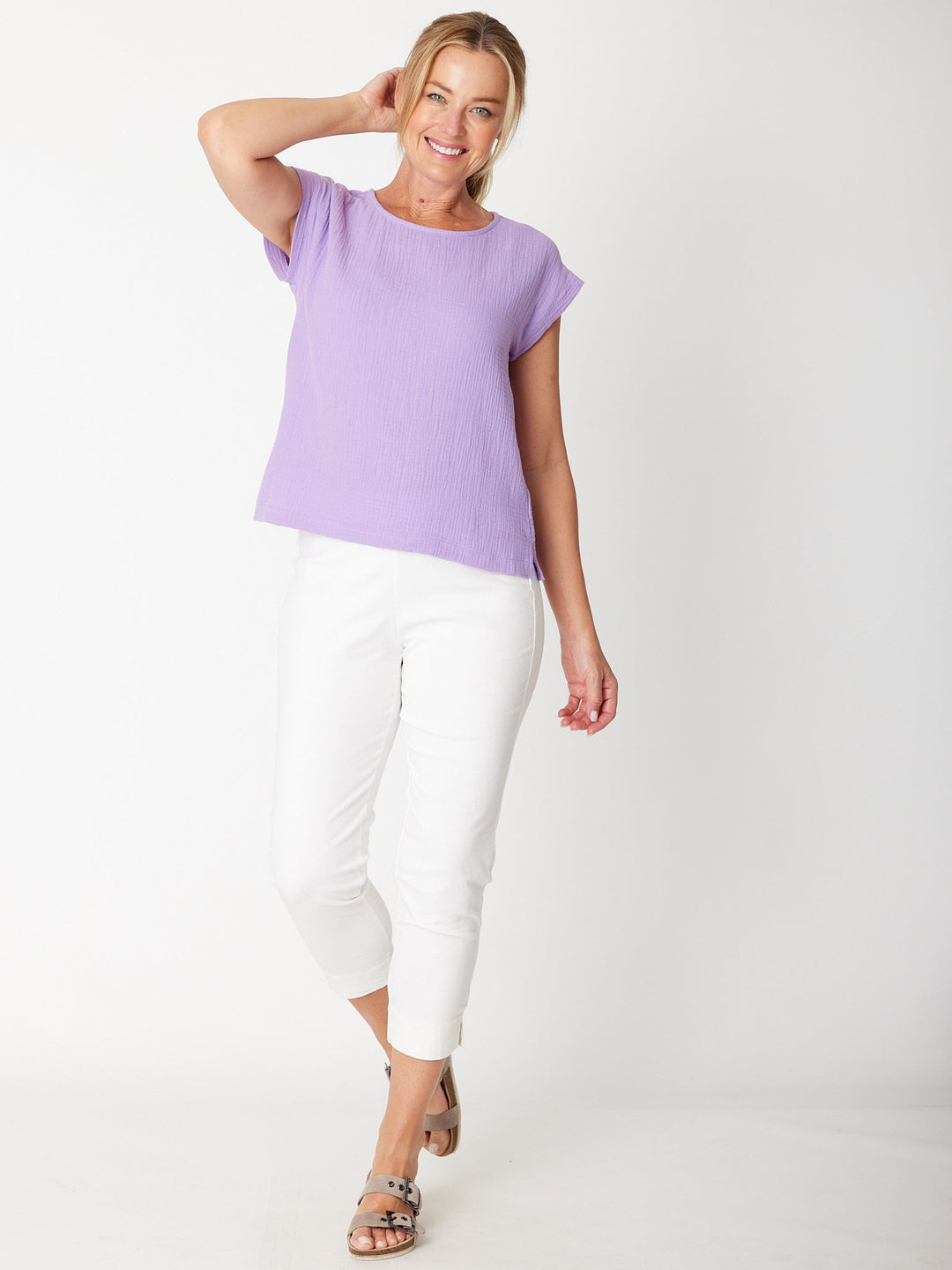 Tarin Everyday Top - Lavender 28018