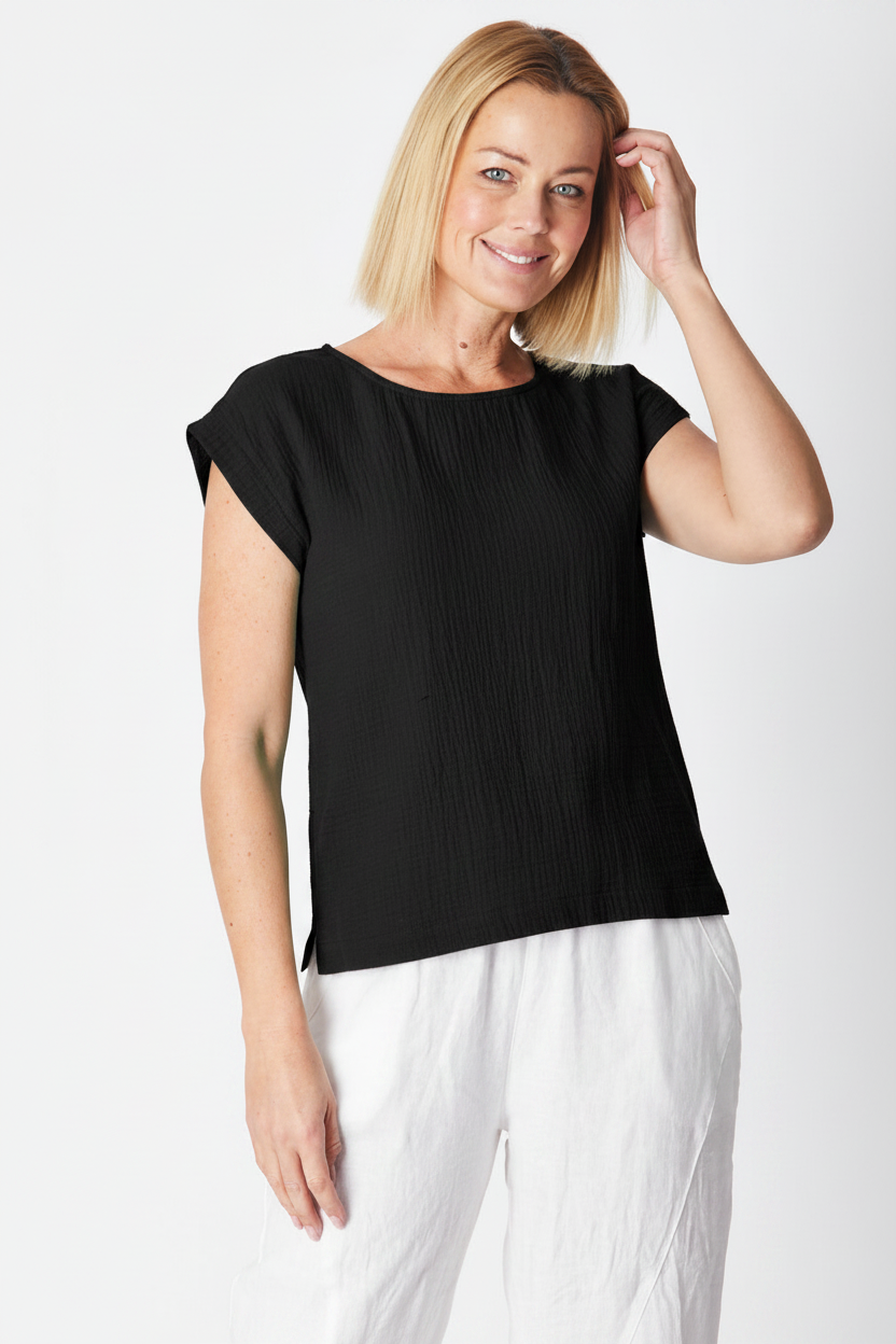 Tarin Everyday Top - Black 28018
