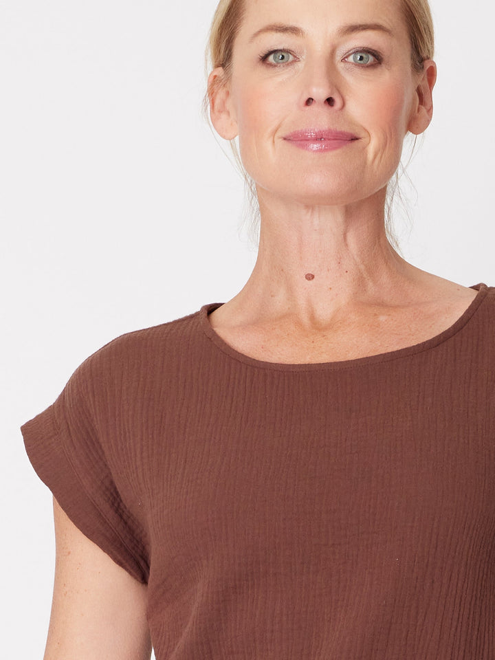 Tarin Everyday Top - Choc - 28018
