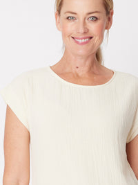 Tarin Everyday Top - Cream -28018