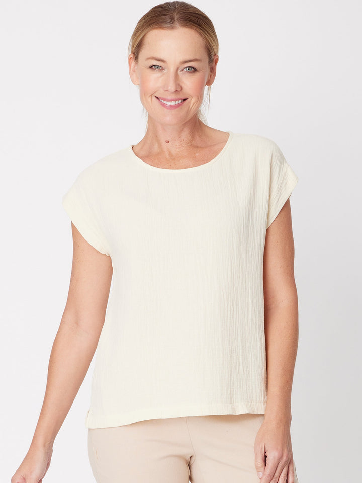 Tarin Everyday Top - Cream -28018
