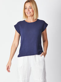 Tarin Everyday Top - Navy 28018