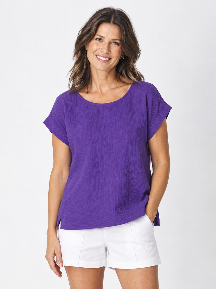 Tarin Everyday Top - Purple -28018