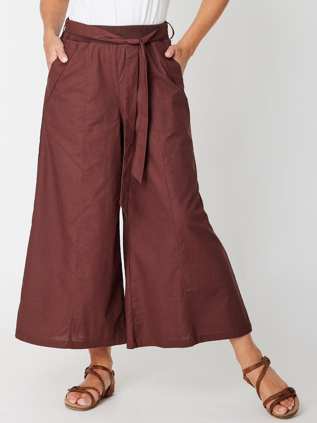 Swinging Pant - Choc - 28036