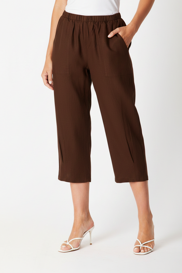 Romy Relaxed Pant- Choc -29226 - 