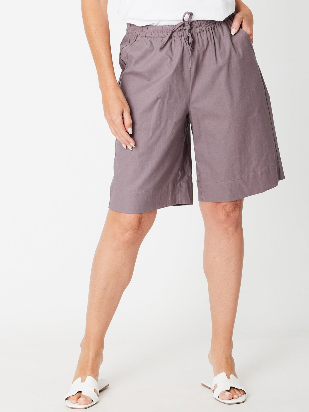 Summer Pull On Short - Steel 29314