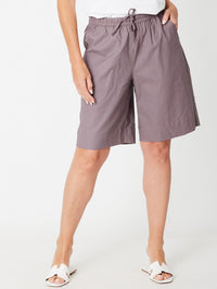 Summer Pull On Short - Steel 29314