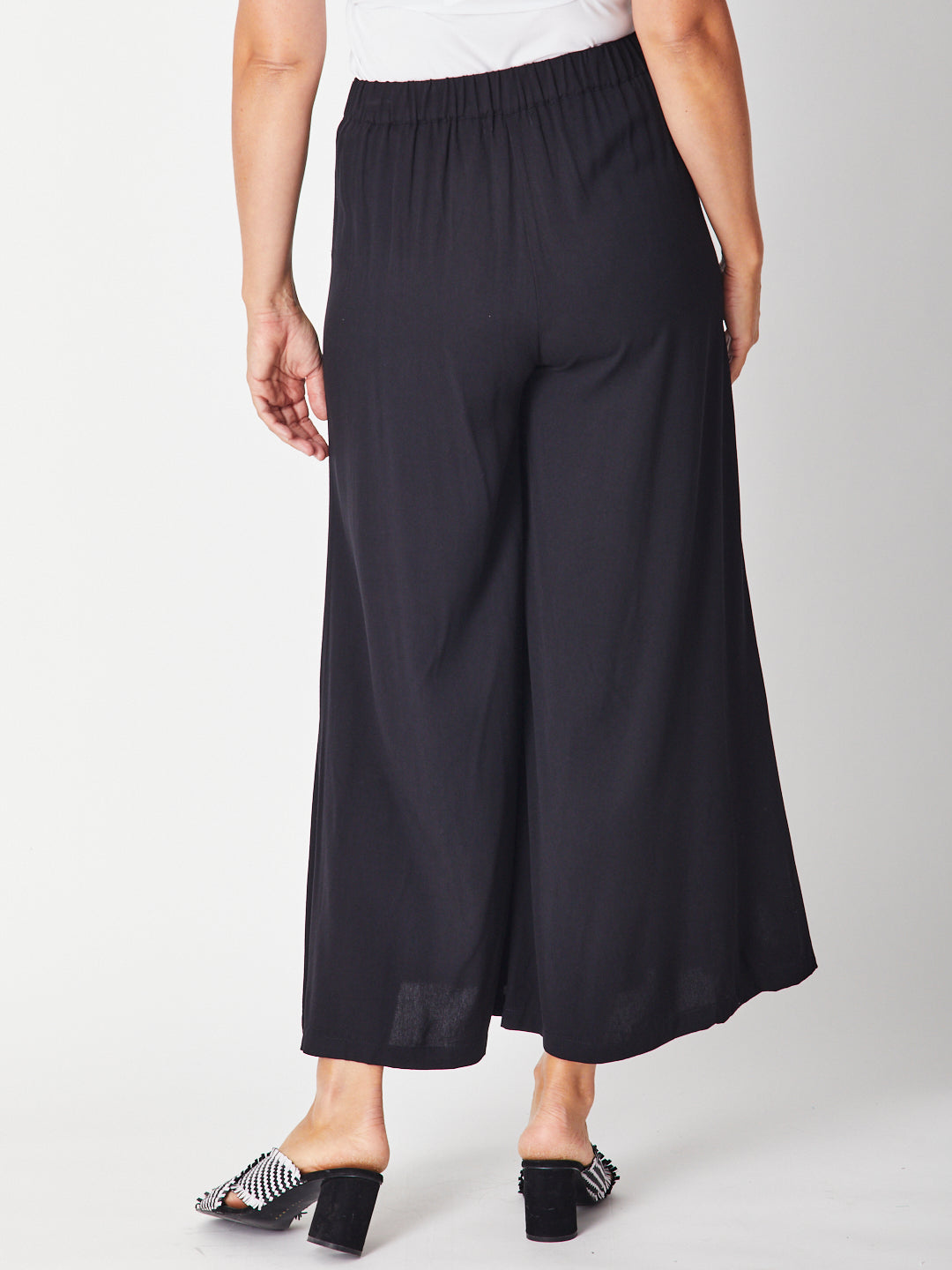 Floaty Wide Leg Core Pant- BLACK 29403
