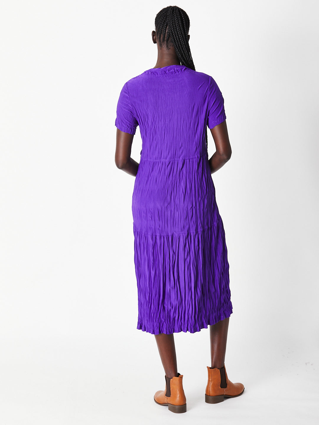 STELLA TIERED DRESS - Purple 29623