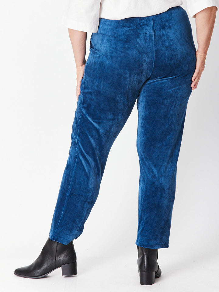 Velour Pocket Pant - Teal - 29719