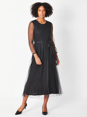 Carrie Dress - Black/Ivory - 29757 - dress