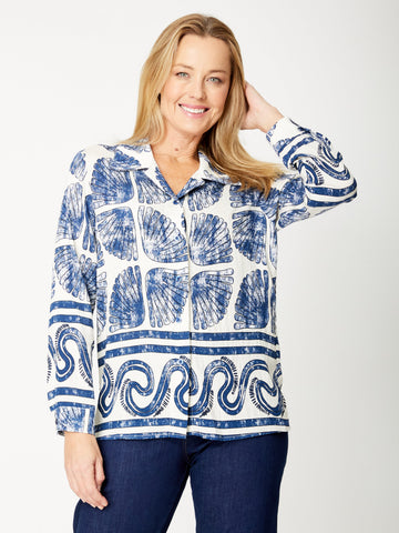 Tunic Shirt- Ink - 32004 - Shirt/Blouse