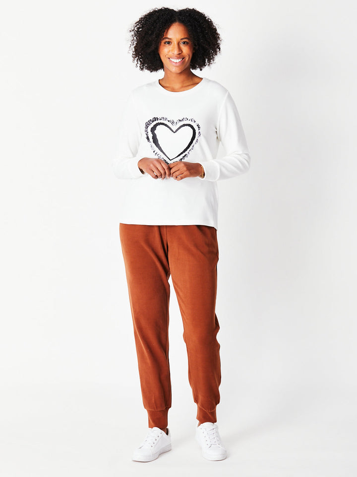 Love Leisure Fleece Pant -Nutmeg- 29781